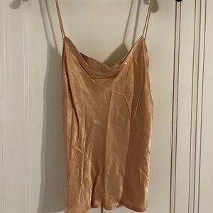Chic Tan Women's Cowl Neck Tank Top